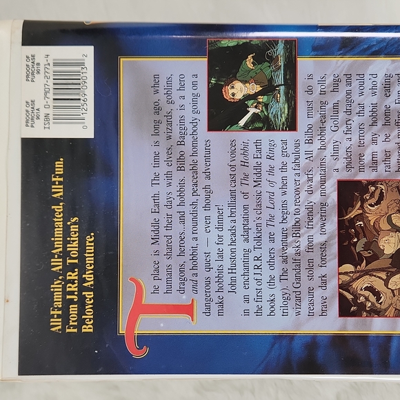 The Hobbit, Animated Film from 1977 on VHS - Picture 5 of 16